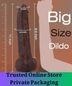 11 Inch Realistic Black Suction Cup Dildo - Image 6