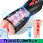 Automatic Vibrating Male Masturbator with LCD Display