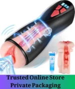 Automatic Vibrating Male Masturbator with LCD Display