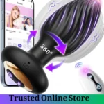 360° Rotating Prostate Massager Vibrating Anal Plug