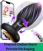 360° Rotating Prostate Massager Vibrating Anal Plug
