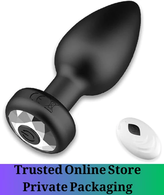 main Remote Control Vibrating Anal Plug Black - Image 1