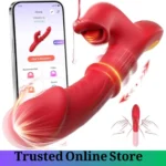 Thrusting Rabbit Vibrator with Licking Stimulation