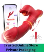 Thrusting Rabbit Vibrator with Licking Stimulation
