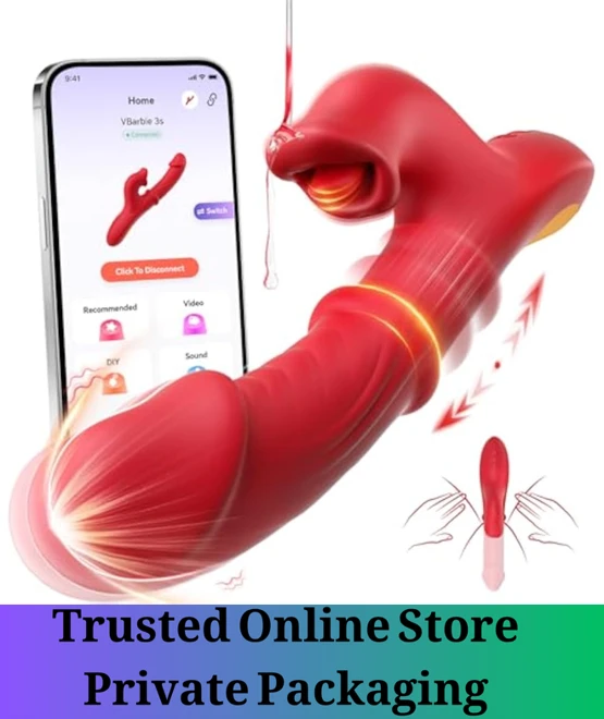 main Thrusting Rabbit Vibrator with Licking Stimulation - Image 1