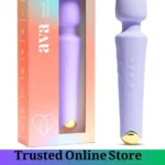 Ava Premium Wand Vibrator Purple Rechargeable Massager