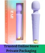 Ava Premium Wand Vibrator Purple Rechargeable Massager