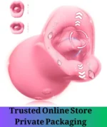Rechargeable Rabbit Vibrator with Thrusting Function Rose