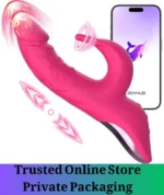 App Control Rabbit Vibrator with Thrusting Function