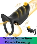 Rechargeable Vibrating Cock Ring Sleeve 10 Modes