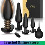 5PCS Vibrating Anal Plug Training Set