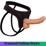 Adjustable Strap On Harness Dildo Set Black