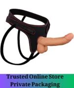 Adjustable Strap On Harness Dildo Set Black