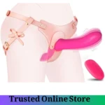 Remote Control Vibrating Strap On Dildo