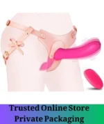 Remote Control Vibrating Strap On Dildo