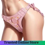 Adjustable Strap On Harness Set Pink
