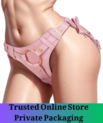 Adjustable Strap On Harness Set Pink