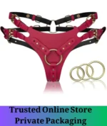 Adjustable Strap-On Harness with Realistic Dildo