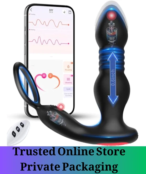 main Remote Control Prostate Massager Anal Vibrator for Men - Image 1
