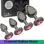 4 Piece Metal Butt Plug Set Pakistan