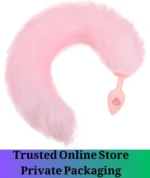 Pink Fox Tail Silicone Anal Plug Pakistan