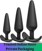 3 Pcs Silicone Anal Plug Training Set