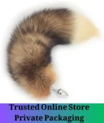 Red Fox Tail Anal Plug Keychain Pakistan