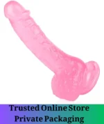 7 Inch Soft Pink Suction Cup Dildo
