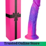 8 Inch Silicone Suction Cup Dildo Pink