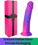 8 Inch Silicone Suction Cup Dildo Pink