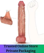13.5 Inch Realistic Silicone Suction Cup Dildo