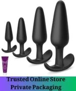 4PCS Silicone Anal Plug Training Set Pakistan